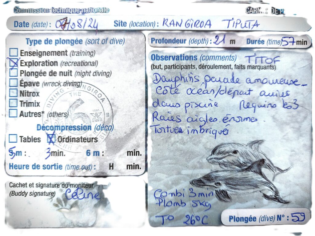 carnet plongee modifie